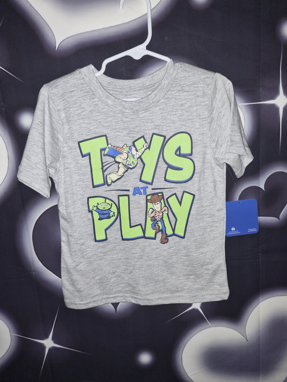 Toy Story 'Toys at Play' Grey Kids T-Shirt
